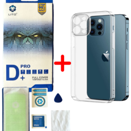 Apple Tempered Glass & Cover